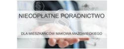 Nieodpłatne poradnictwo dla mieszkańców Makowa Maz