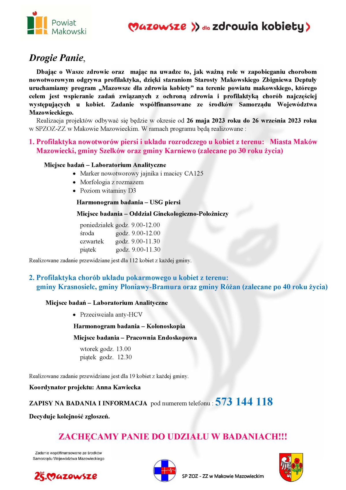 mazowsze dla zdrowia kobiety