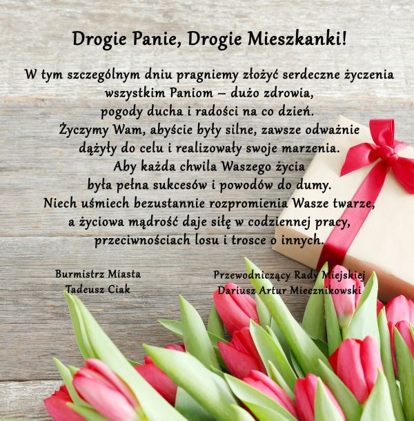 ŻYCZENIA Z OKAZJI DNIA KOBIET!