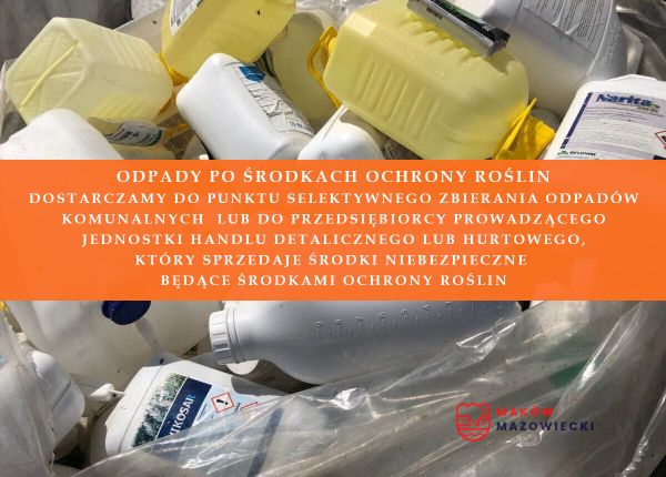 CO ROBIĆ Z OPAKOWANIAMI PO ŚRODKACH OCHRONY ROŚLIN?