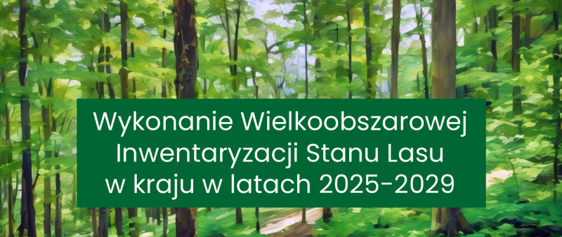 Wykonanie Wielkoobszarowej Inwentaryzacji Stanu Lasu w kraju w latach 2025-2029