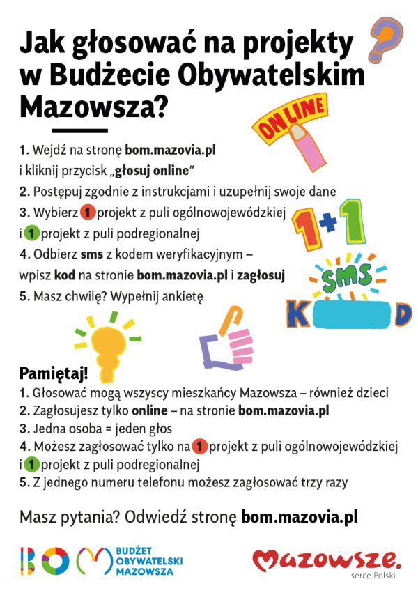 6. edycja Budżetu Obywatelskiego Mazowsza