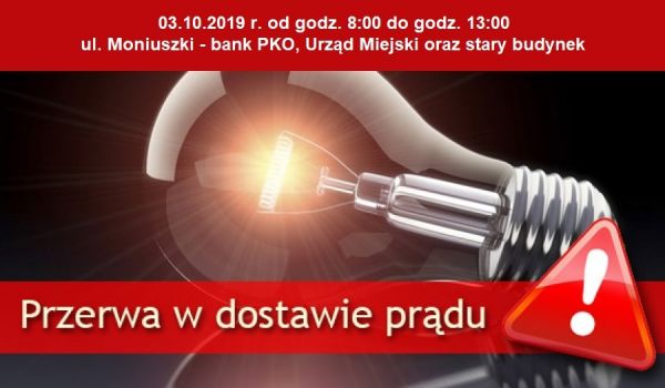 Planowane wyłączenie prądu