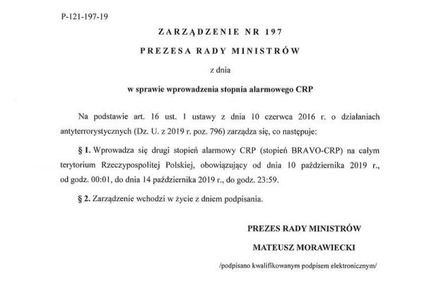 Zarządzenie Prezesa Rady Ministrów