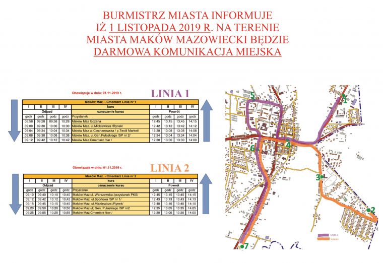 Darmowa komunikacja miejska na 1 listopada