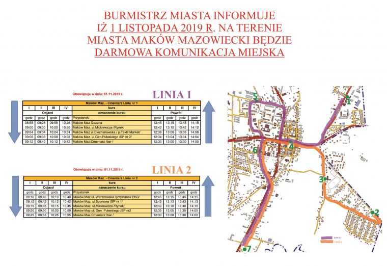 Darmowa komunikacja miejska na 1 listopada