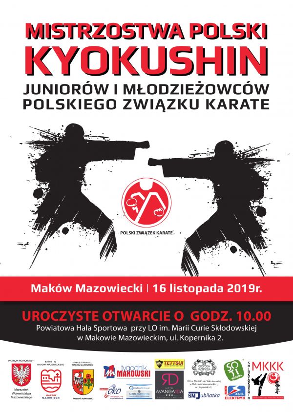 Mistrzostwa Polski Kyokushin w Makowie Mazowieckim