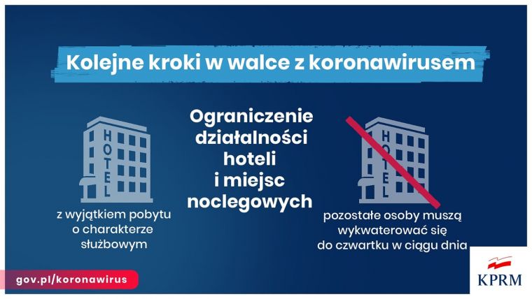 Kolejne kroki w walce z koronawirusem