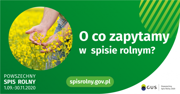 "Powszechny Spis Rolny, adres www.spisrolny.gov.pl"