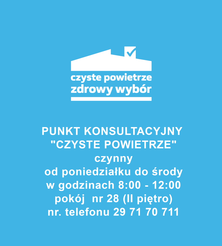 Telefon kontaktowy w sprawie czystego powietrza: 29 71 42...