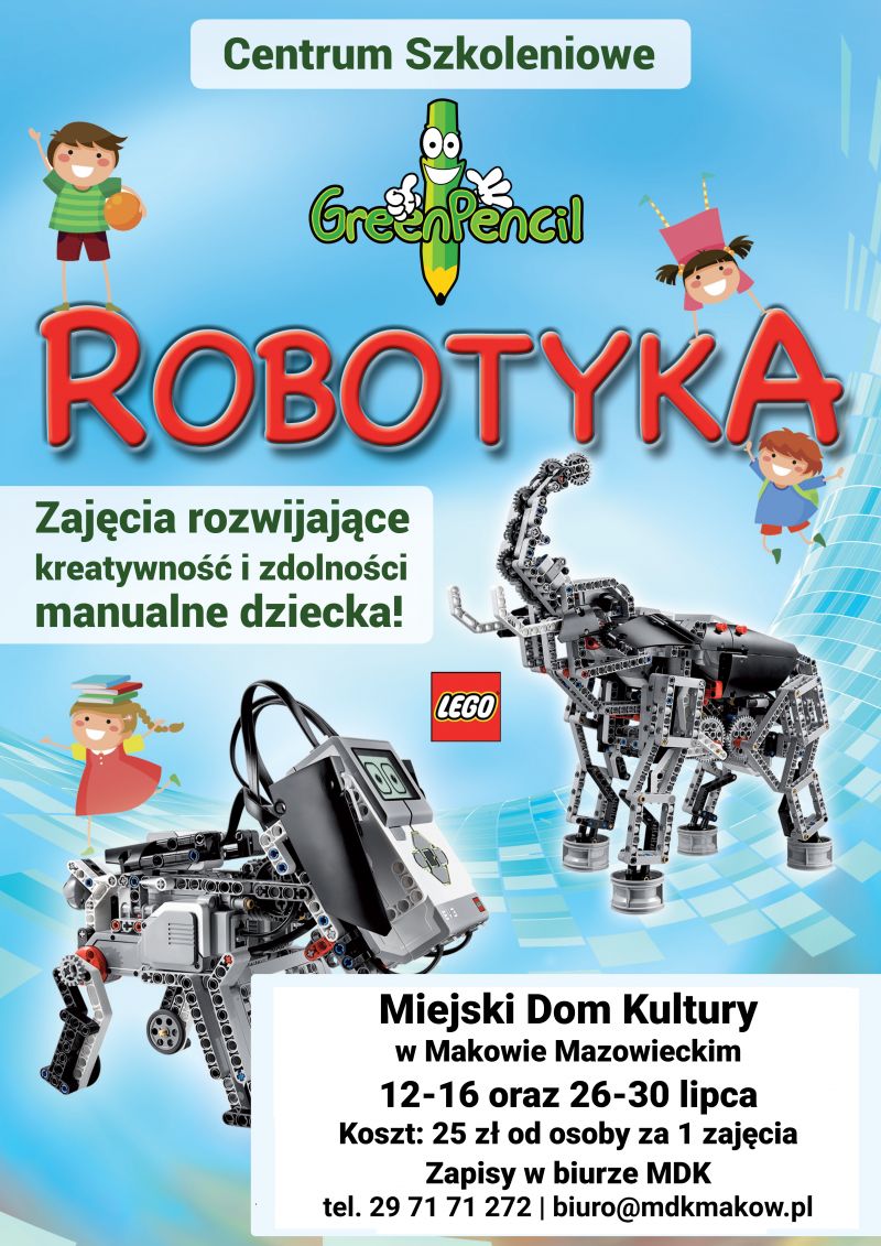 Robotyka zapisy pod numerem telefonu: 29 71 71 272