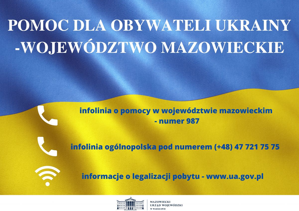 Telefony kontaktowe dla obywateli Ukrainy
