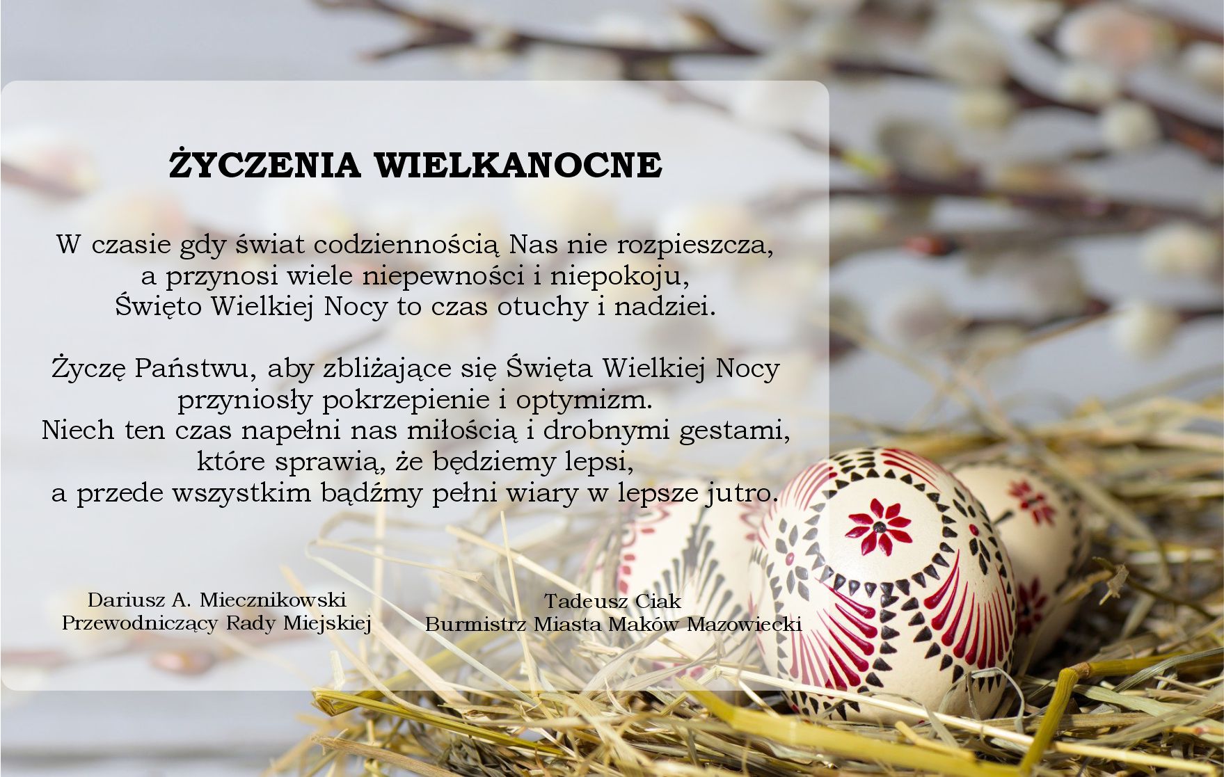 Życzenia Wielkanocne