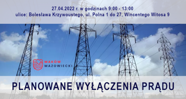 Planowane wyłączenie prądu