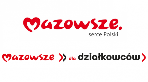 Logotypy Mazowsze oraz Mazowsze dla działkowców