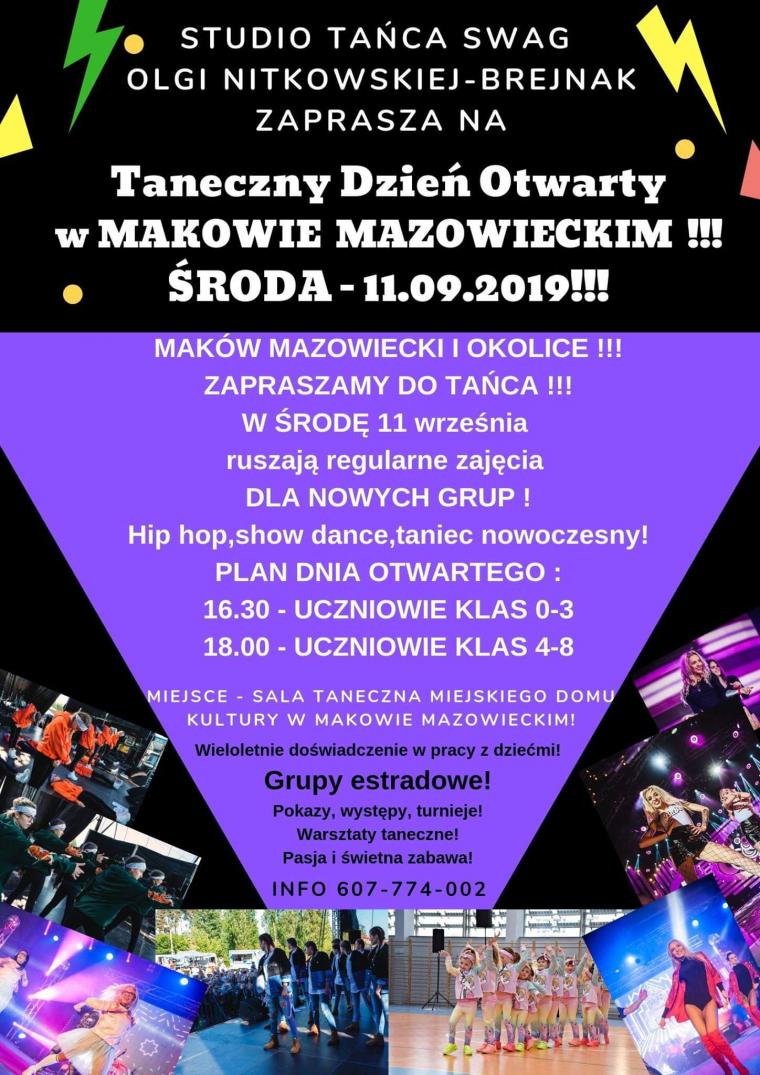 TANECZNY DZIEŃ OTWARTY W MAKOWIE MAZOWIECKIM