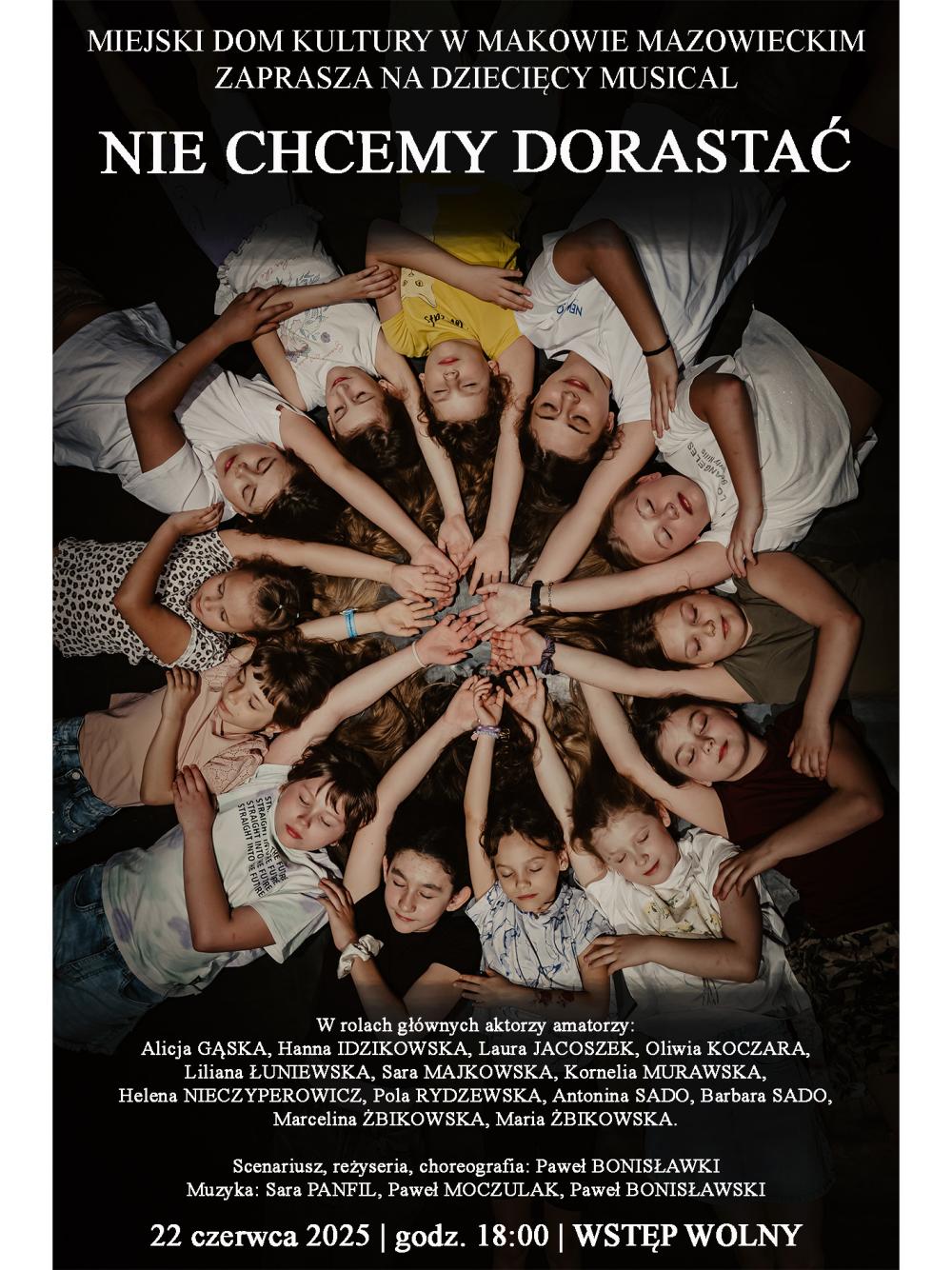 DZIECIĘCY MUSICAL NIE CHCEMY DORASTAĆ