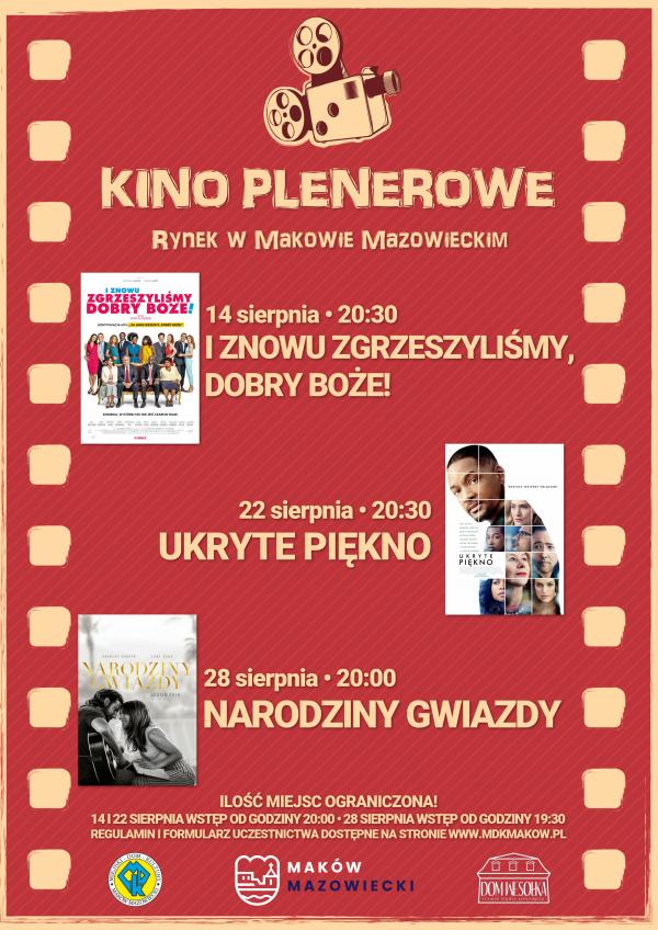 ZAPRASZAMY NA KINO PLENEROWE