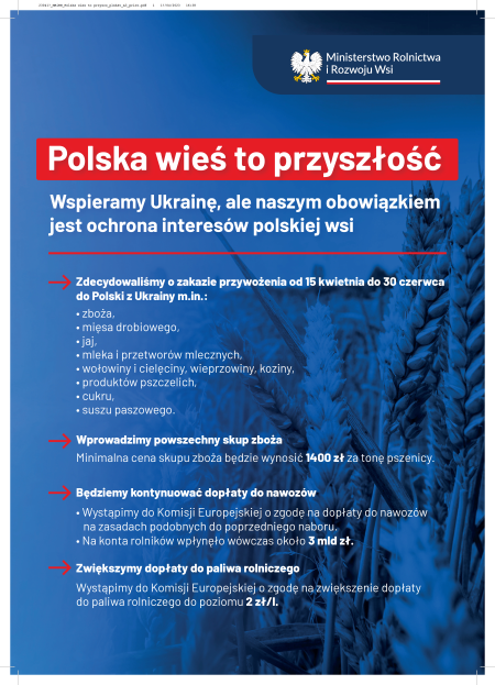 POLSKA WIEŚ TO PRZYSZŁOŚĆ