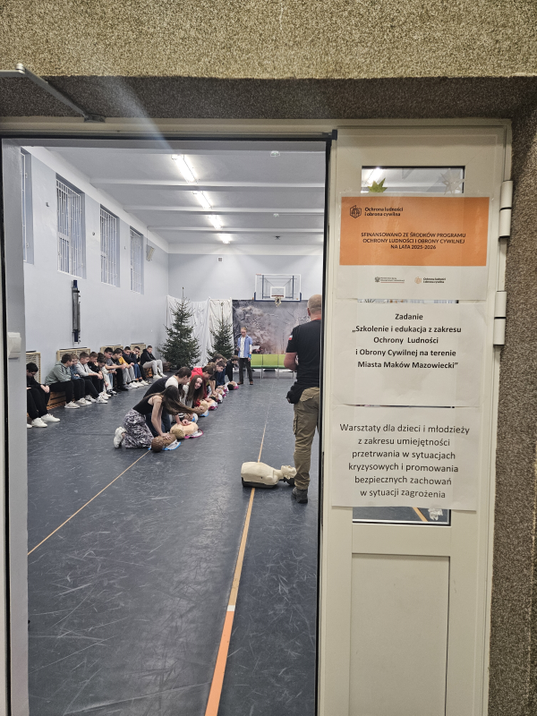 Doposażenie Magazynu OC oraz szkolenia i edukacja z zakresu Ochrony Ludności i Obrony Cywilnej na terenie Miasta Maków Mazowiecki